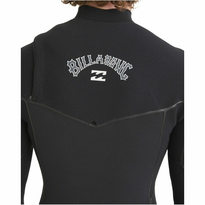 2024 Billabong Mens Furnace 4/3mm Chest Zip Wetsuit ABYW100187 - Black